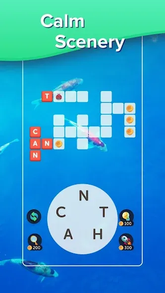 Puzzlescapes Word Search Games — скачать мод: Без рекламы и все подсказки доступны — скриншот 4 Puzzlescapes Word Search Games — скачать мод: Без рекламы и все подсказки доступны — скриншот 4