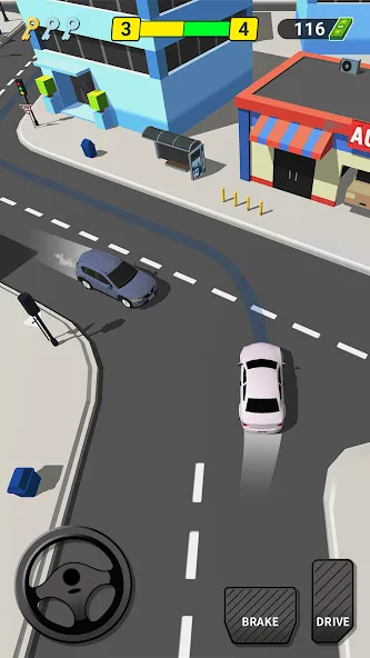 Pick Me Up 3D: Taxi Game — взломанная версия, Безлимитные деньги и топливо — скриншот 3