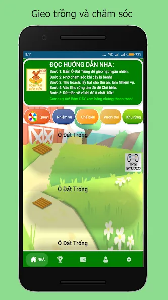 Nông Trại Kiếm Tiền Uy TínNhất бесплатно на Андроид — мод: Tiền vô hạn, mở khóa hết — скриншот 2