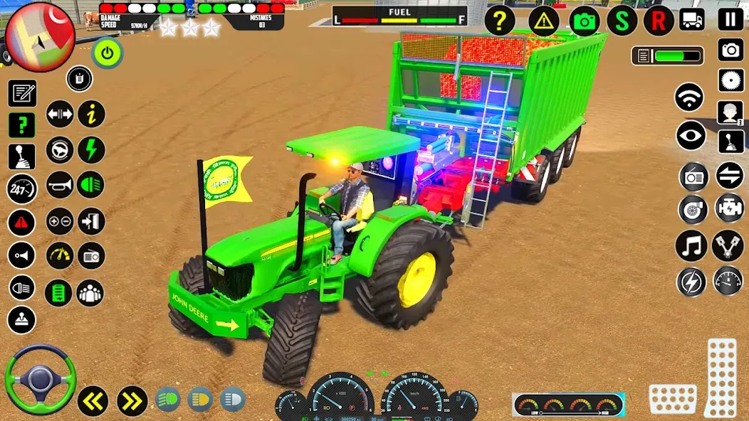 Tractor Farming Games 2023 взломанный APK — Безлимитные деньги и топливо — скриншот 2 Tractor Farming Games 2023 взломанный APK — Безлимитные деньги и топливо — скриншот 2