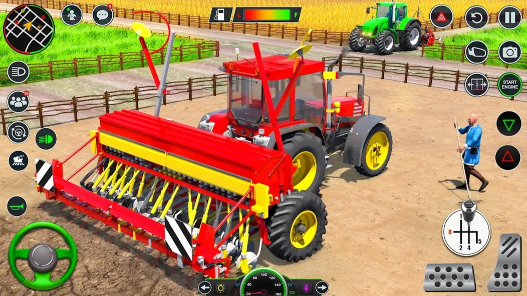 Скачать Real Tractor Driving Games последней версии — Безлимитное топливо и открыты все тракторы — скриншот 2 Скачать Real Tractor Driving Games последней версии — Безлимитное топливо и открыты все тракторы — скриншот 2