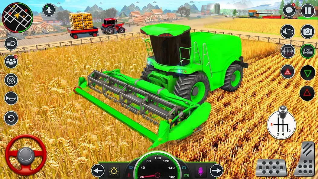 Скачать Real Tractor Driving Games последней версии — Безлимитное топливо и открыты все тракторы — скриншот 3 Скачать Real Tractor Driving Games последней версии — Безлимитное топливо и открыты все тракторы — скриншот 3