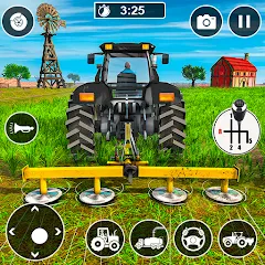 Скачать Real Tractor Driving Games последней версии — Безлимитное топливо и открыты все тракторы
