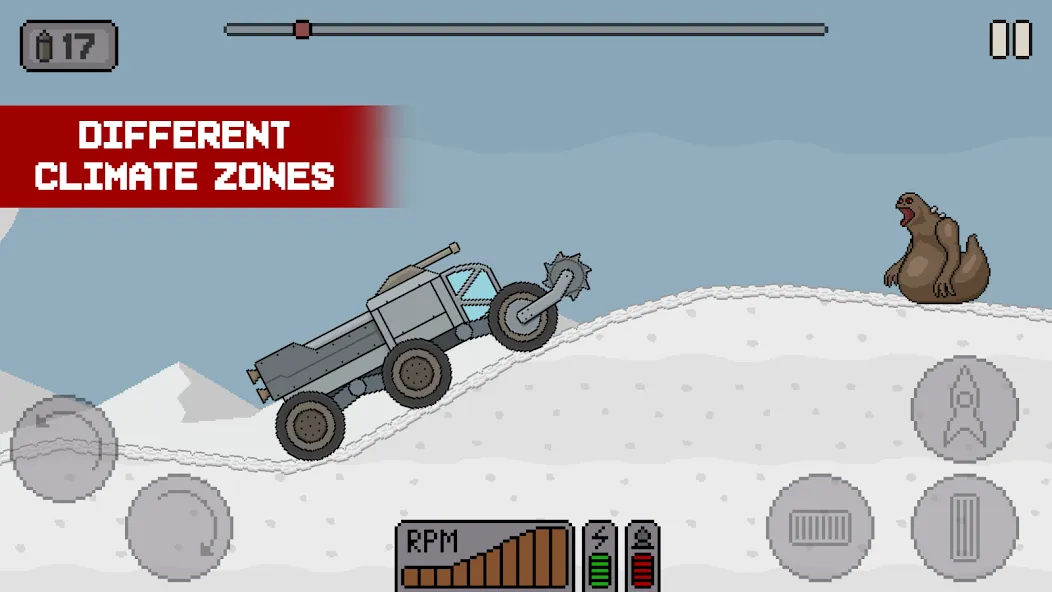Скачать Death Rover: Space Zombie Race бесплатно — Безлимитные деньги и топливо — скриншот 3