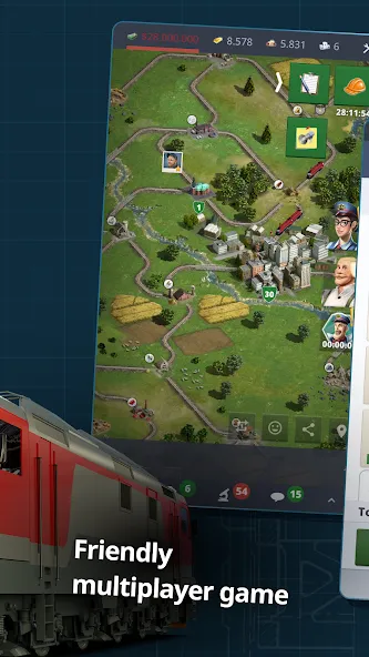 Rail Nation - Railroad Tycoon — Безлимитные деньги и ресурсы, скачать мод APK — скриншот 3 Rail Nation - Railroad Tycoon — Безлимитные деньги и ресурсы, скачать мод APK — скриншот 3