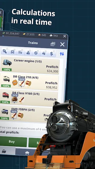 Rail Nation - Railroad Tycoon — Безлимитные деньги и ресурсы, скачать мод APK — скриншот 4 Rail Nation - Railroad Tycoon — Безлимитные деньги и ресурсы, скачать мод APK — скриншот 4