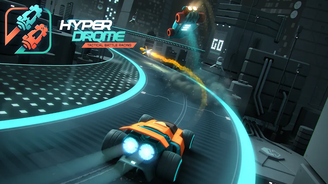 Hyperdrome на телефон — скачать мод: Безлимитные деньги и ускорение машин — скриншот 1