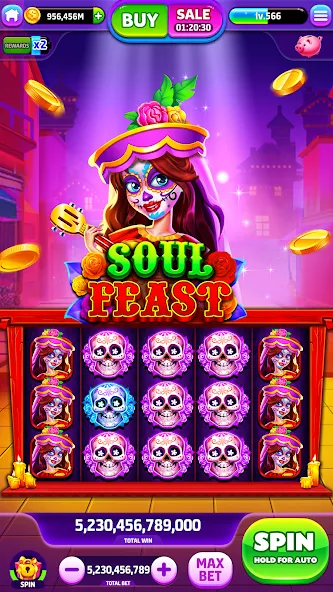 Spin To Rich - Vegas Slots на телефон — скачать мод: Безлимитные монеты и джекпоты — скриншот 2 Spin To Rich - Vegas Slots на телефон — скачать мод: Безлимитные монеты и джекпоты — скриншот 2