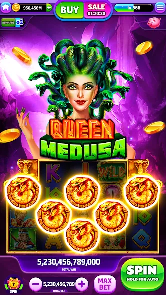 Spin To Rich - Vegas Slots на телефон — скачать мод: Безлимитные монеты и джекпоты — скриншот 3 Spin To Rich - Vegas Slots на телефон — скачать мод: Безлимитные монеты и джекпоты — скриншот 3