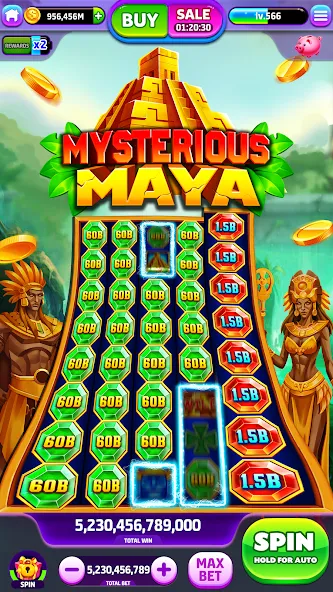Spin To Rich - Vegas Slots на телефон — скачать мод: Безлимитные монеты и джекпоты — скриншот 5 Spin To Rich - Vegas Slots на телефон — скачать мод: Безлимитные монеты и джекпоты — скриншот 5