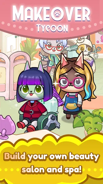 Мод Idle Cat Makeover: Hair Salon — Безлимитные деньги и всё открыто, скачать APK — скриншот 4 Мод Idle Cat Makeover: Hair Salon — Безлимитные деньги и всё открыто, скачать APK — скриншот 4