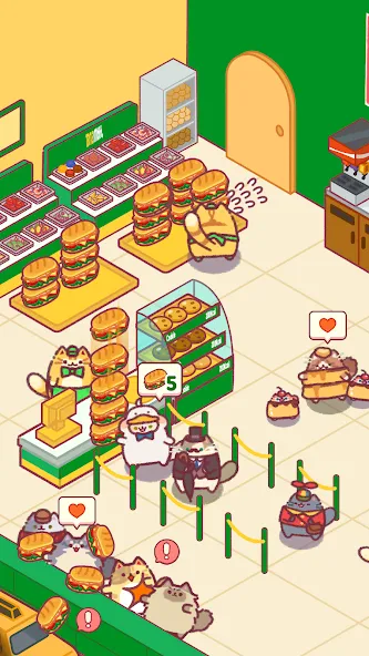Скачать Cat Snack Bar: Cute Food Games бесплатно — Безлимитные деньги и ресурсы — скриншот 2 Скачать Cat Snack Bar: Cute Food Games бесплатно — Безлимитные деньги и ресурсы — скриншот 2