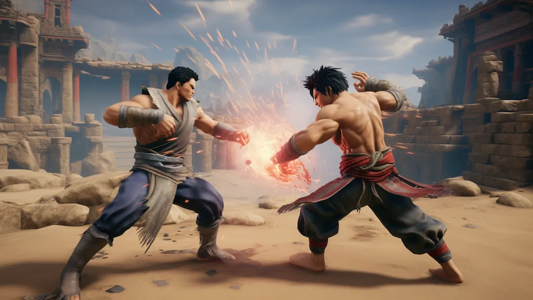 Мод Kung Fu Karate Fight Game — Безлимитные деньги и открыты все уровни, скачать APK — скриншот 3
