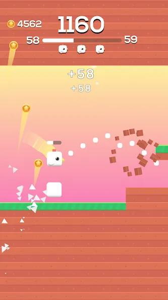 Скачать мод Square Bird - Flappy Chicken — Безлимитные жизни и все скины — скриншот 3 Скачать мод Square Bird - Flappy Chicken — Безлимитные жизни и все скины — скриншот 3