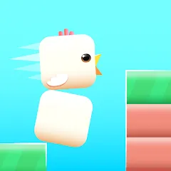 Скачать мод Square Bird - Flappy Chicken — Безлимитные жизни и все скины