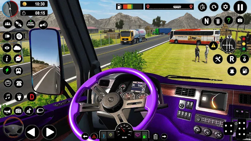Скачать Coach Bus Games: Bus Simulator на Андроид с модом — Безлимитные деньги и топливо — скриншот 3