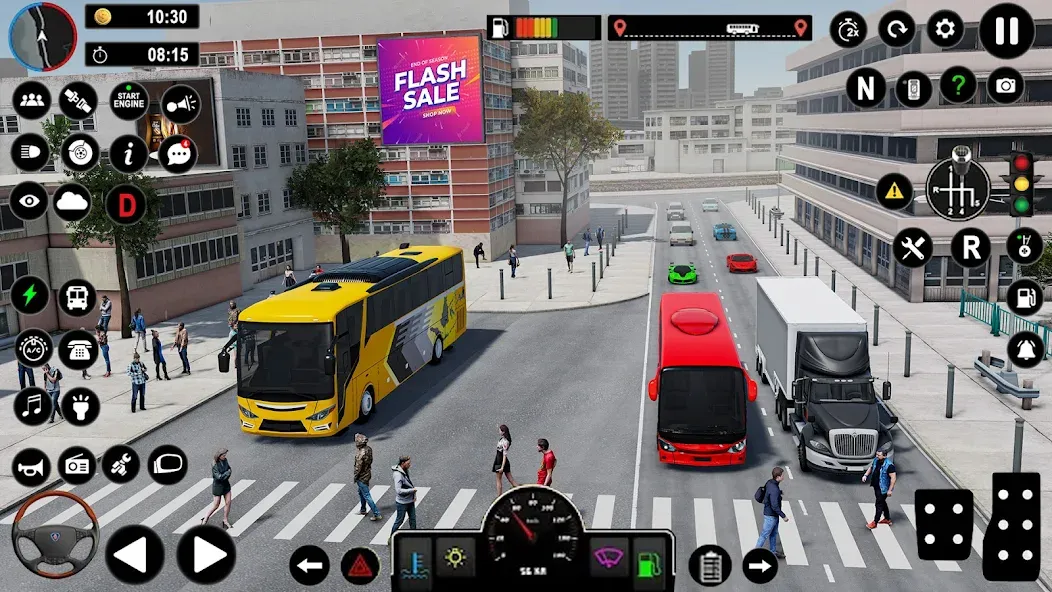 Скачать Coach Bus Games: Bus Simulator на Андроид с модом — Безлимитные деньги и топливо — скриншот 5