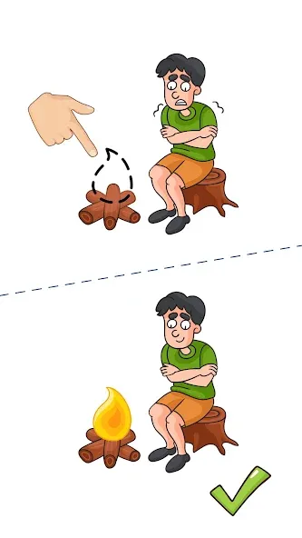Tricky Line: Draw the Part (Мод: Подсказки и все уровни открыты) — скачать на Андроид — скриншот 5 Tricky Line: Draw the Part (Мод: Подсказки и все уровни открыты) — скачать на Андроид — скриншот 5