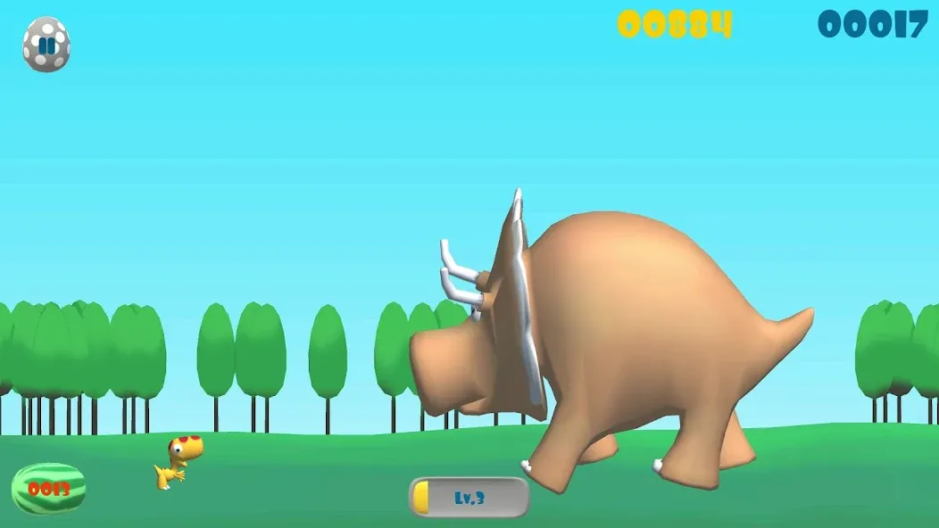 Dinosaur Run — взломанная версия, Бесконечные жизни и ускоренный бег — скриншот 3 Dinosaur Run — взломанная версия, Бесконечные жизни и ускоренный бег — скриншот 3