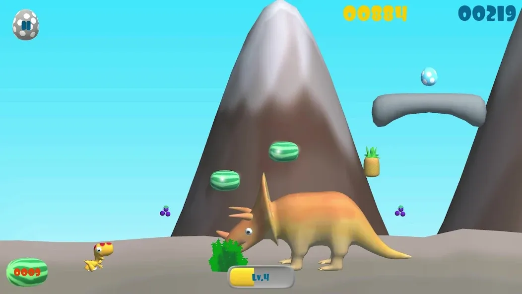 Dinosaur Run — взломанная версия, Бесконечные жизни и ускоренный бег — скриншот 4 Dinosaur Run — взломанная версия, Бесконечные жизни и ускоренный бег — скриншот 4