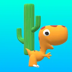 Dinosaur Run — взломанная версия, Бесконечные жизни и ускоренный бег