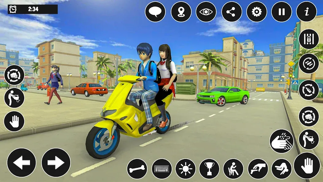 High School Boy Virtual Life мод на Андроид: Безлимитные деньги и энергия — скриншот 2 High School Boy Virtual Life мод на Андроид: Безлимитные деньги и энергия — скриншот 2