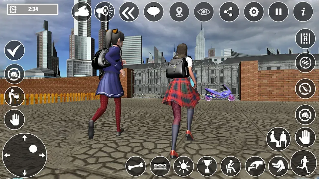 High School Boy Virtual Life мод на Андроид: Безлимитные деньги и энергия — скриншот 4 High School Boy Virtual Life мод на Андроид: Безлимитные деньги и энергия — скриншот 4