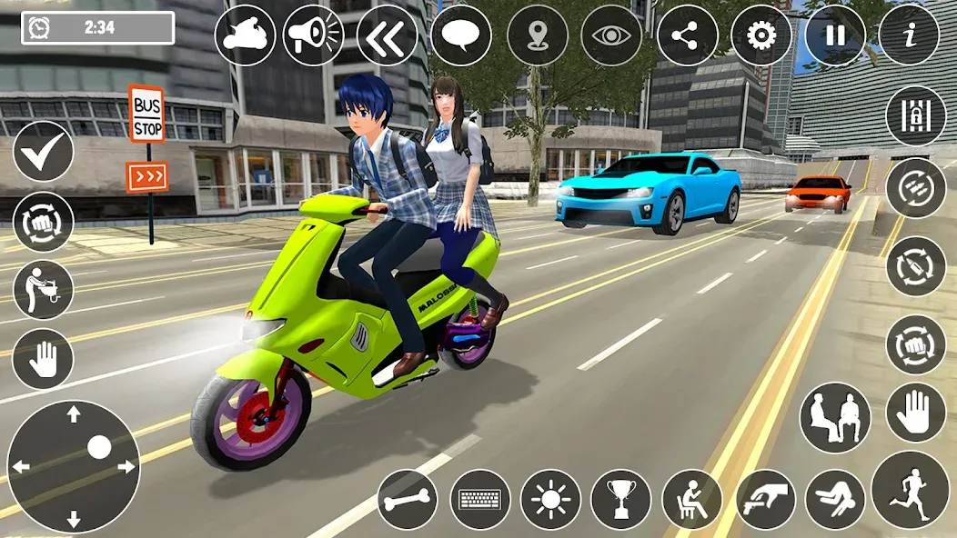 High School Boy Virtual Life мод на Андроид: Безлимитные деньги и энергия — скриншот 5 High School Boy Virtual Life мод на Андроид: Безлимитные деньги и энергия — скриншот 5
