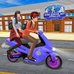 High School Boy Virtual Life мод на Андроид: Безлимитные деньги и энергия