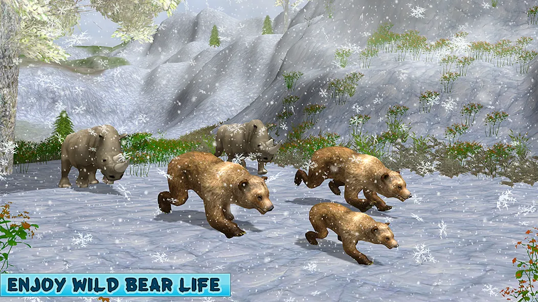 Polar Bear Family Survival взлом на Андроид — Выживание полярной семьи без ограничений — скриншот 5