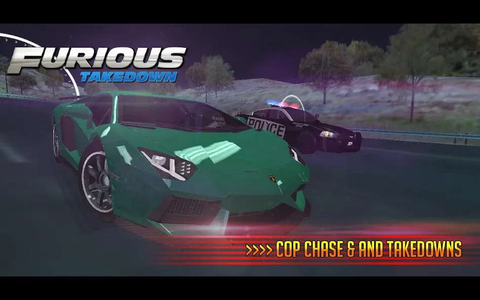 Furious: Takedown Racing мод на Андроид: Безлимитные деньги и топливо — скриншот 3