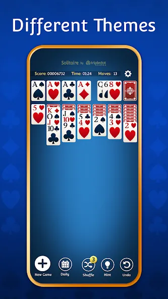 Скачать мод Solitaire: Classic Card Games — Без рекламы и отмена ходов — скриншот 4 Скачать мод Solitaire: Classic Card Games — Без рекламы и отмена ходов — скриншот 4