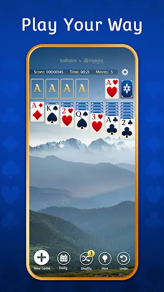 Скачать мод Solitaire: Classic Card Games — Без рекламы и отмена ходов — скриншот 5 Скачать мод Solitaire: Classic Card Games — Без рекламы и отмена ходов — скриншот 5