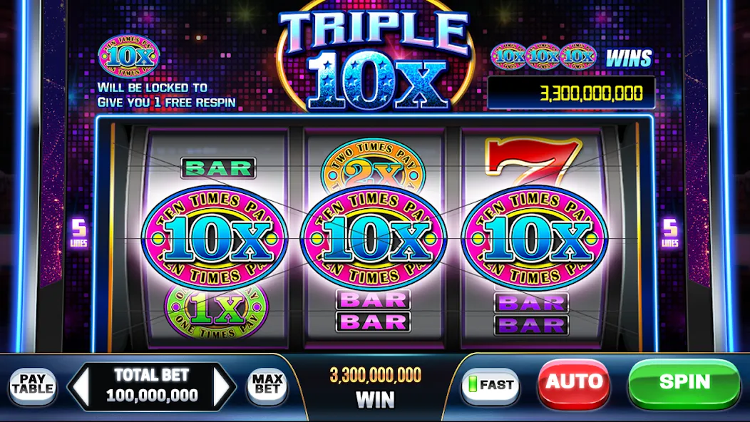 Play Las Vegas - Casino Slots (Мод: Безлимитные монеты и открыты все слоты) — скачать на Андроид — скриншот 3 Play Las Vegas - Casino Slots (Мод: Безлимитные монеты и открыты все слоты) — скачать на Андроид — скриншот 3