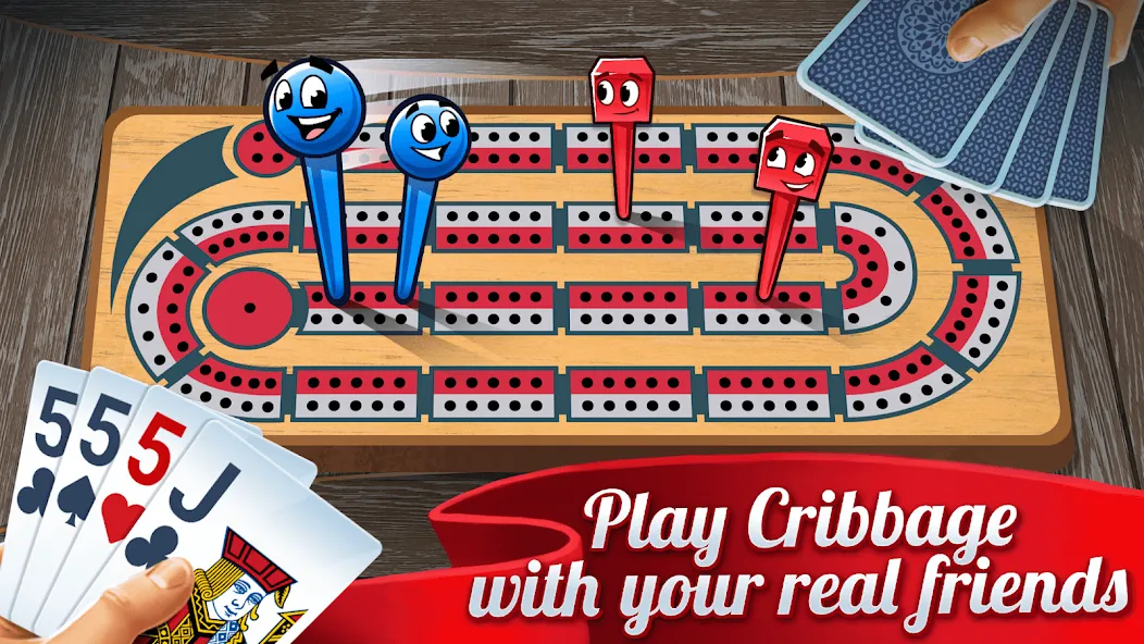Мод Ultimate Cribbage: Card Board — Безлимитные монеты и подсказки, скачать APK — скриншот 1 Мод Ultimate Cribbage: Card Board — Безлимитные монеты и подсказки, скачать APK — скриншот 1