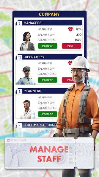 Скачать Train Manager - 2024 — Безлимитные деньги и топливо — скриншот 5 Скачать Train Manager - 2024 — Безлимитные деньги и топливо — скриншот 5