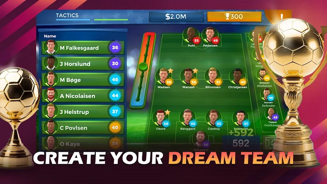 Скачать Pro 11 - Soccer Manager Game бесплатно — Безлимитные деньги и алмазы — скриншот 1