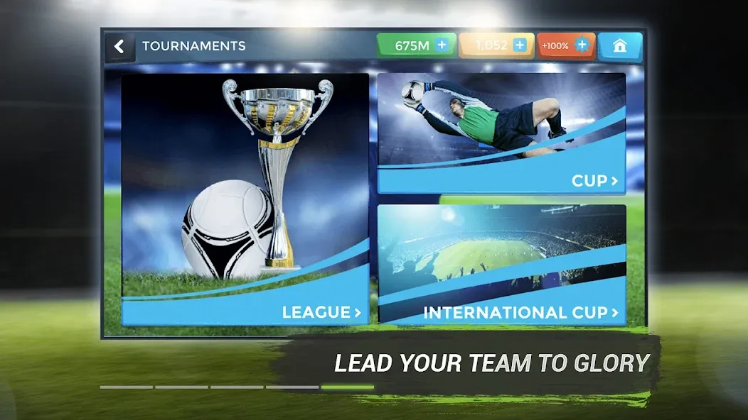 FMU - Football Manager Game бесплатно на Андроид — мод: Безлимитные деньги и игроки — скриншот 5 FMU - Football Manager Game бесплатно на Андроид — мод: Безлимитные деньги и игроки — скриншот 5