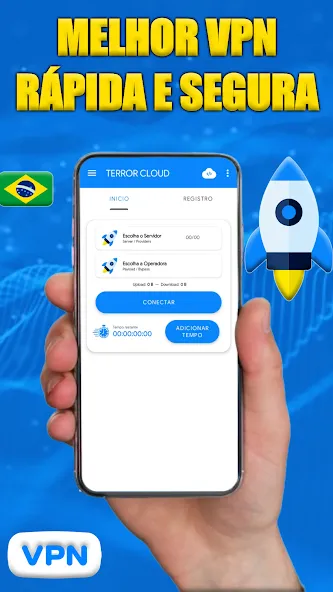 TERROR CLOUD - (INTERNET VPN] MOD APK: Быстрый vpn и безопасный интернет — скриншот 1