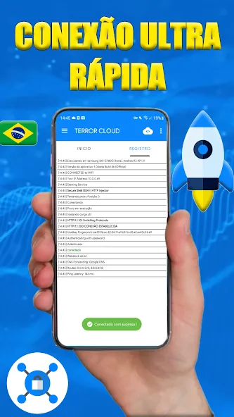 TERROR CLOUD - (INTERNET VPN] MOD APK: Быстрый vpn и безопасный интернет — скриншот 3
