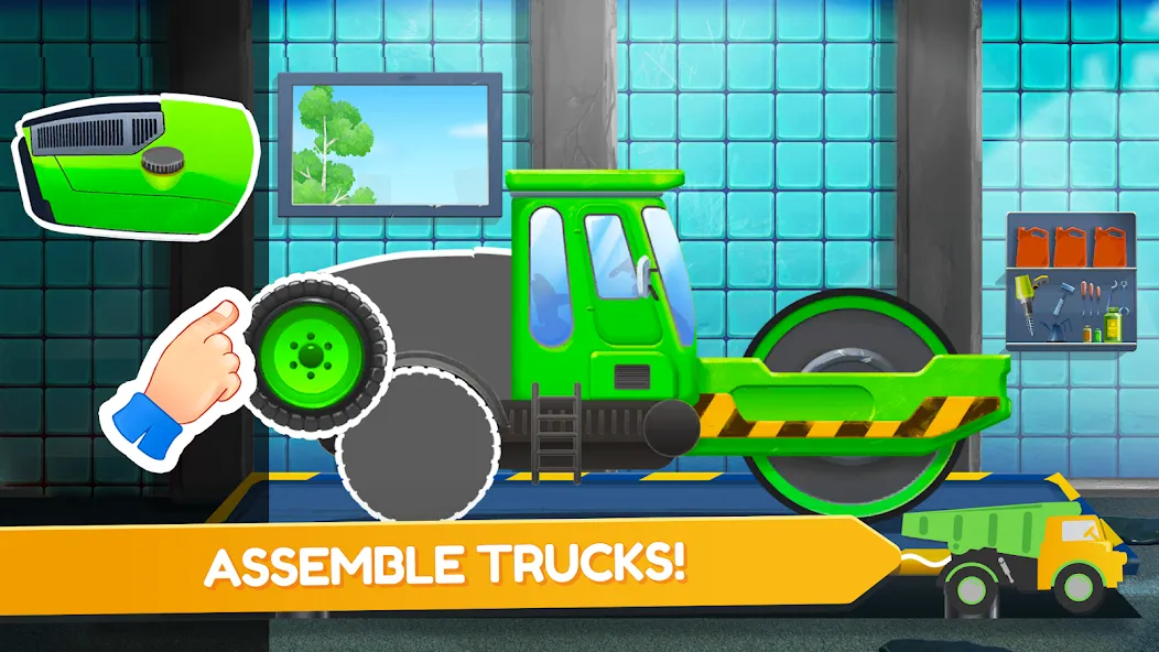 Скачать мод Build a House: Building Trucks — Безлимитные деньги и все машины — скриншот 3
