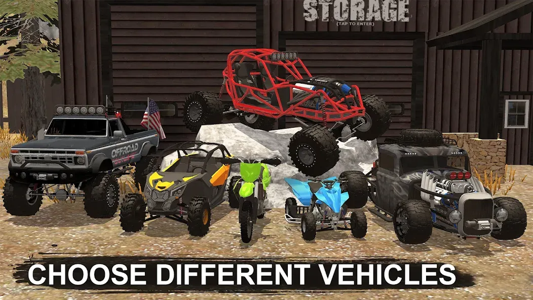 Offroad Racing & Mudding Games (Мод: Безлимитные деньги и топливо) — скачать на Андроид — скриншот 3 Offroad Racing & Mudding Games (Мод: Безлимитные деньги и топливо) — скачать на Андроид — скриншот 3