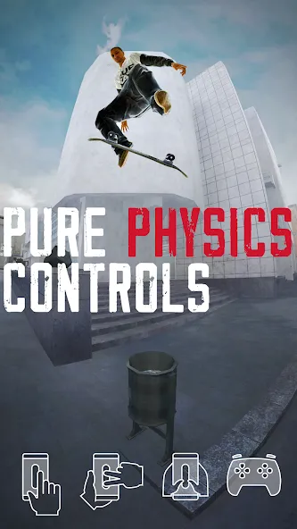 True Skate — Безлимитные деньги и все доски открыты, скачать мод APK — скриншот 1