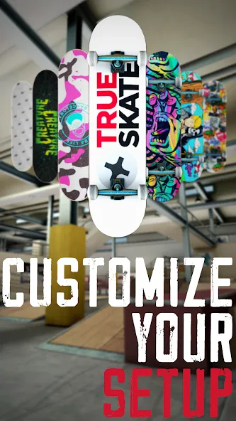 True Skate — Безлимитные деньги и все доски открыты, скачать мод APK — скриншот 4