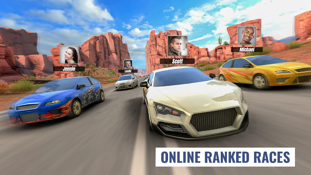 Скачать Racing Clash последней версии — Безлимитные деньги и топливо — скриншот 5