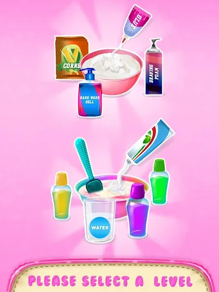 Make Fluffy Slime Maker Game взлом APK — Без рекламы и все слаймы открыты — скриншот 5