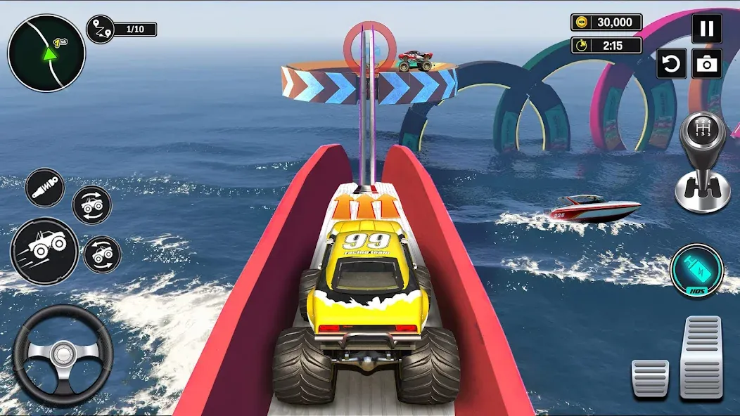 Monster Truck Games- Car Games взлом APK — Безлимитные деньги и все машины — скриншот 4