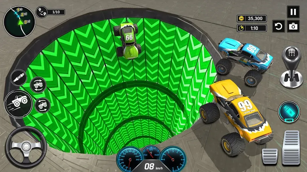 Monster Truck Games- Car Games взлом APK — Безлимитные деньги и все машины — скриншот 5