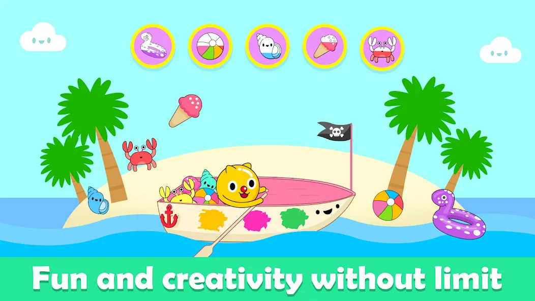 Скачать взлом Baby Piano Kids Music Games — Разблокирована вся детская музыка — скриншот 4