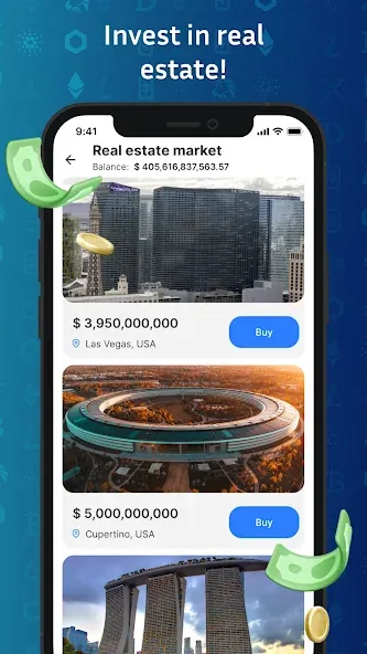 Business Empire: RichMan — последняя версия с модом (Безлимитные деньги и открыты все возможности) — скриншот 4
